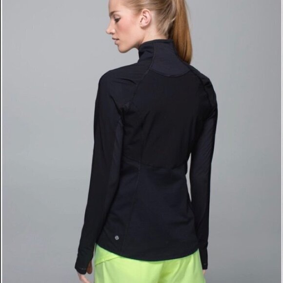 Lululemon Trail Bound 1/2 Zip Black Size 4 - Picture 1 of 11